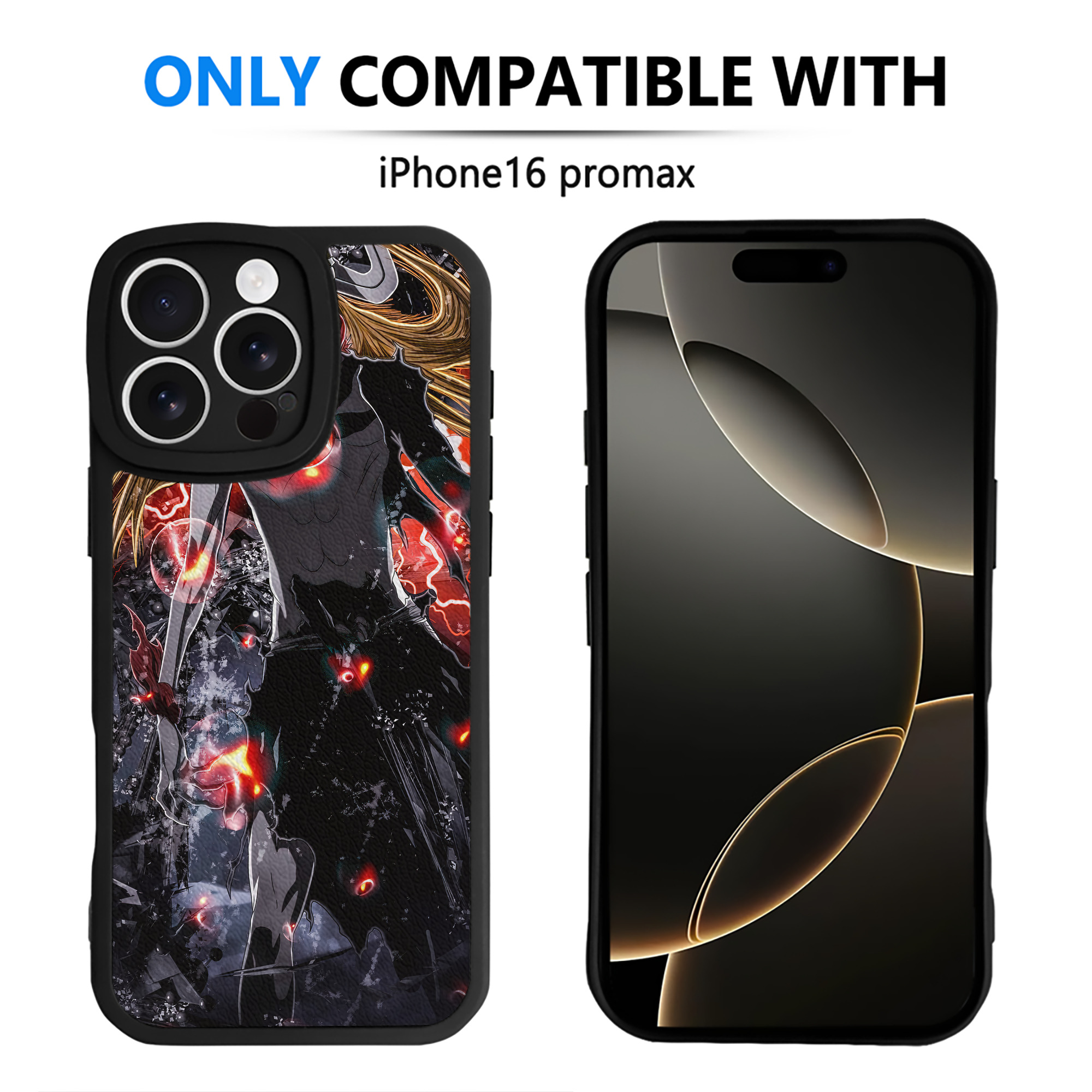 （画像用） ブリーチ BLEACH 【iPhone 16シリーズ対応】シリコンスマホケース（レザー調） 材質：シリコン